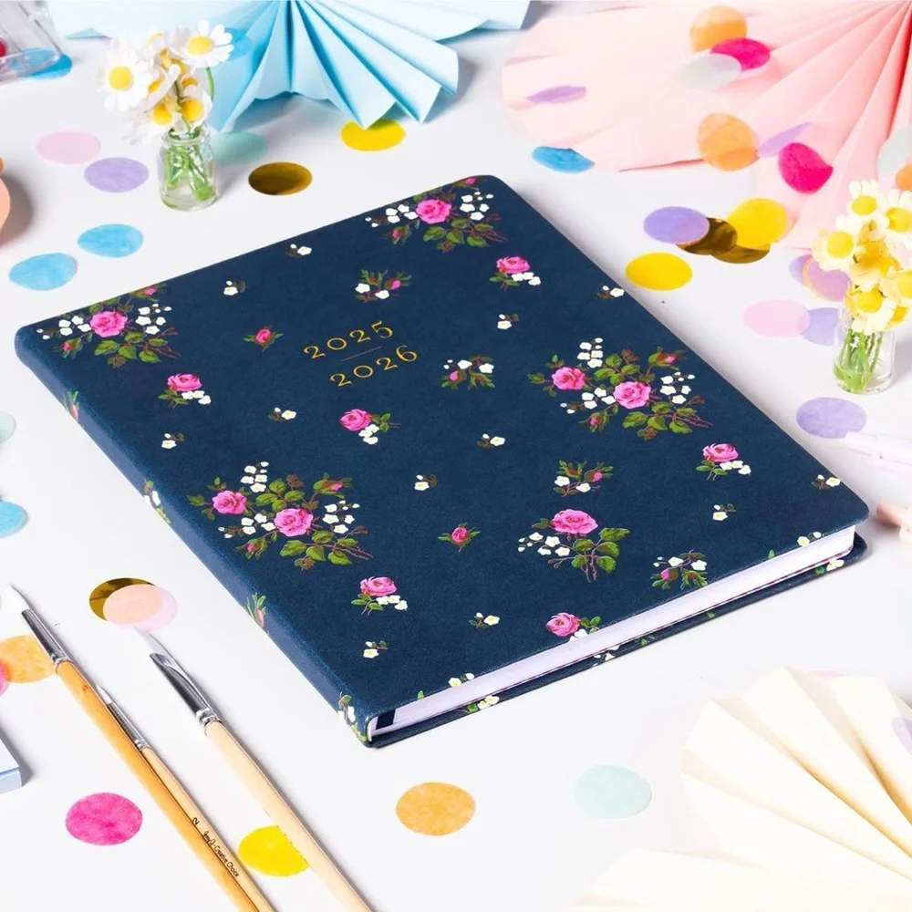 Laura Ashley 2025-2026 Agenda Planner, 18 Month, Monthly & Weekly Pages 8 x 10